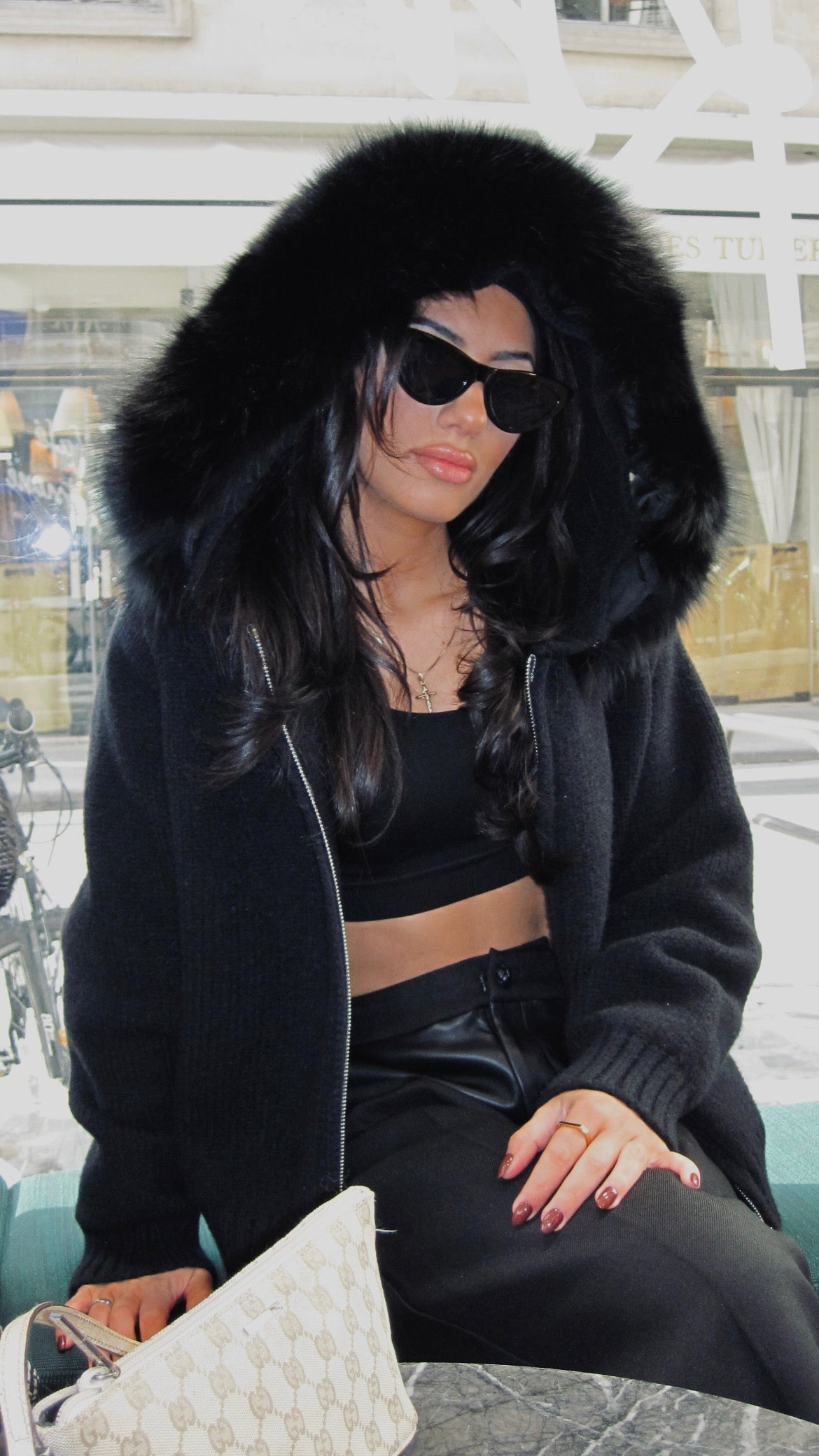 ‘Teddy’ Fox Fur Cardigan